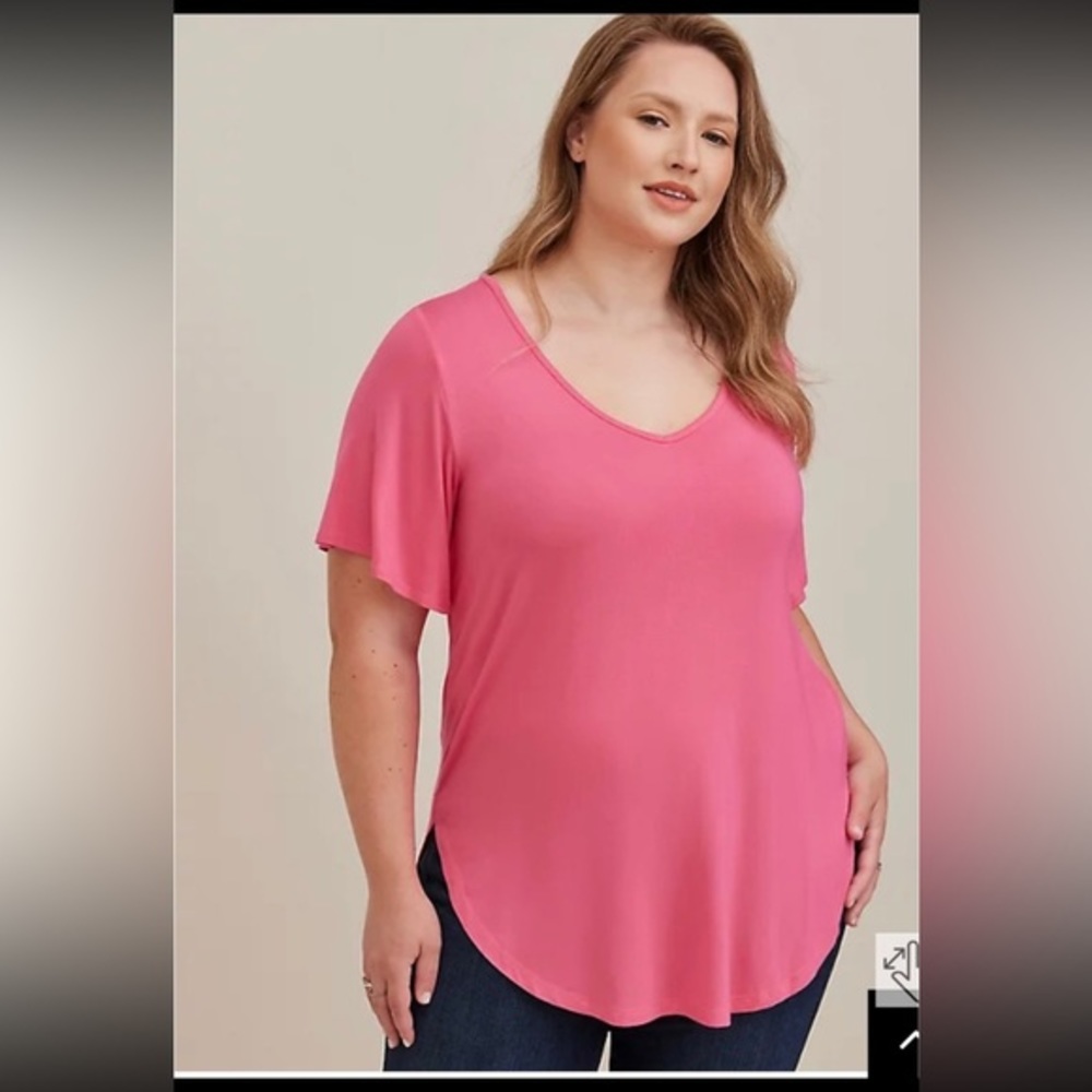 Torrid Pink Short Sleeve Tee